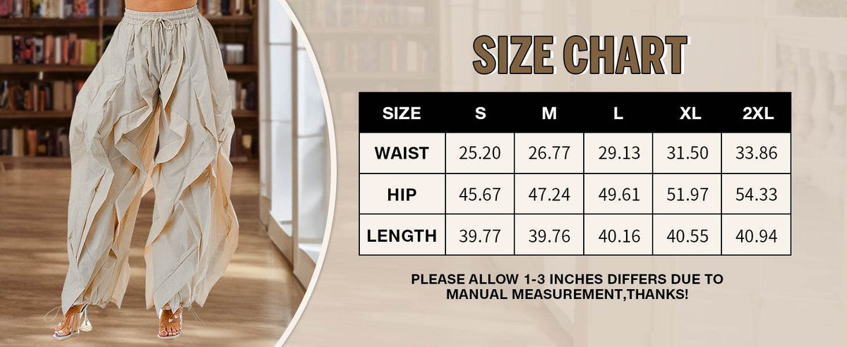 Women's Ruffle Cargo Jogger Pants