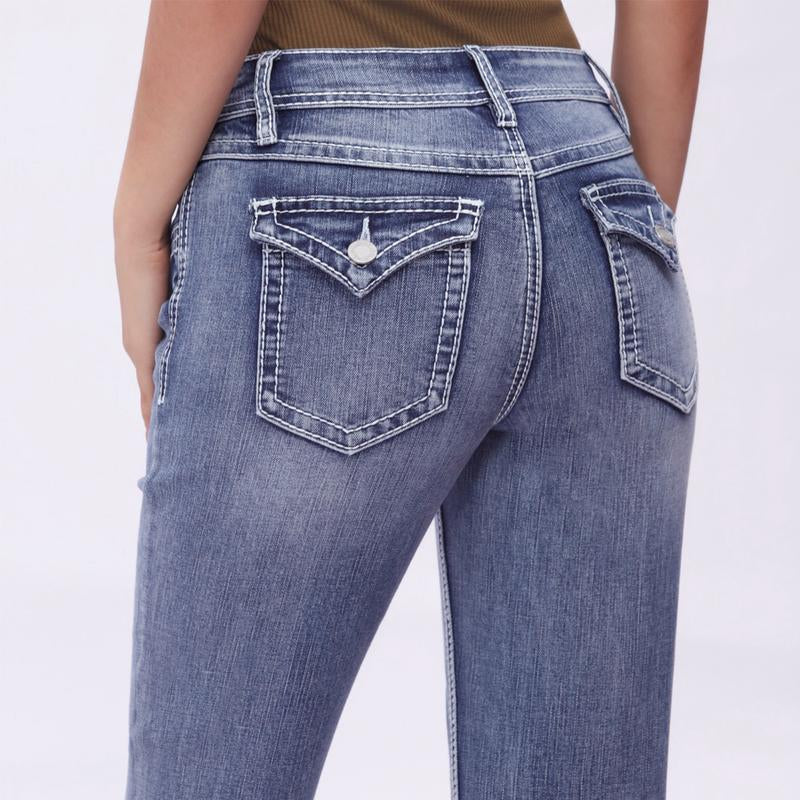 Bluemoment Bucklina Bootcut Low Rise Jeans