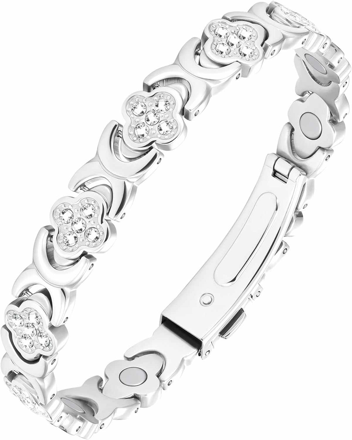Jecanori Copper Bracelets for Women, Pure Copper Magnetic Bracelet with 3500 Gauss Effective Magnets