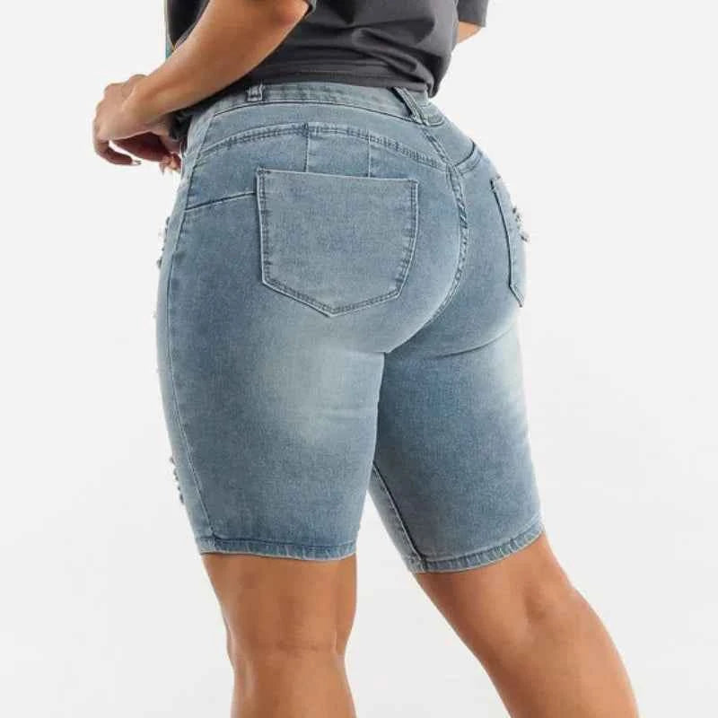 Fashion Solid Slim Butt Lifting Women's Shorts - Cyndora