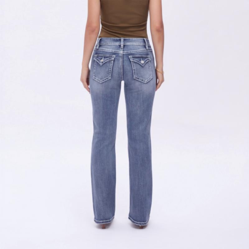 Bluemoment Bucklina Bootcut Low Rise Jeans