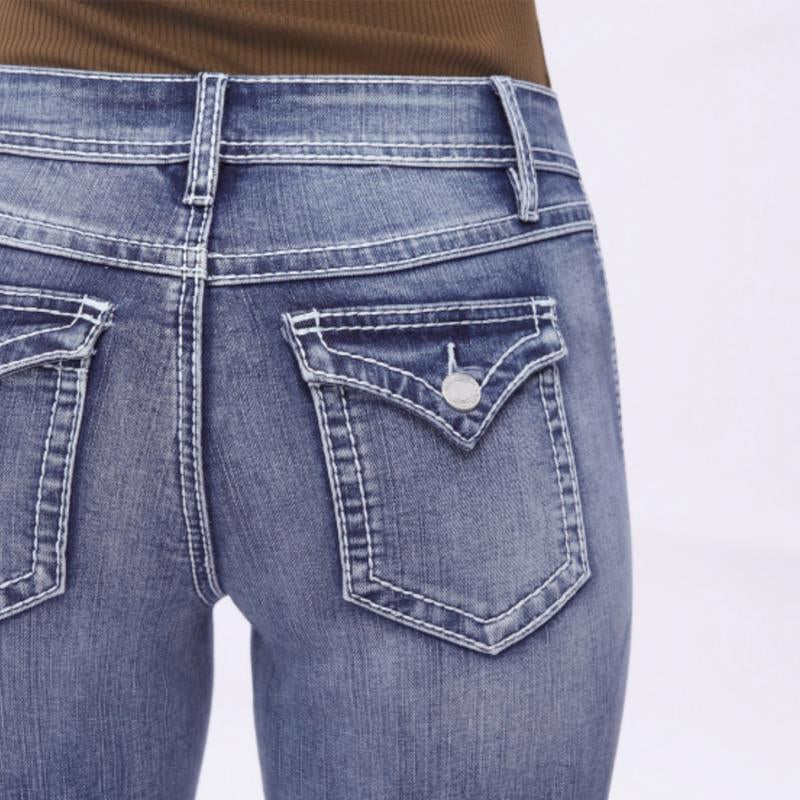 Bluemoment Bucklina Bootcut Low Rise Jeans