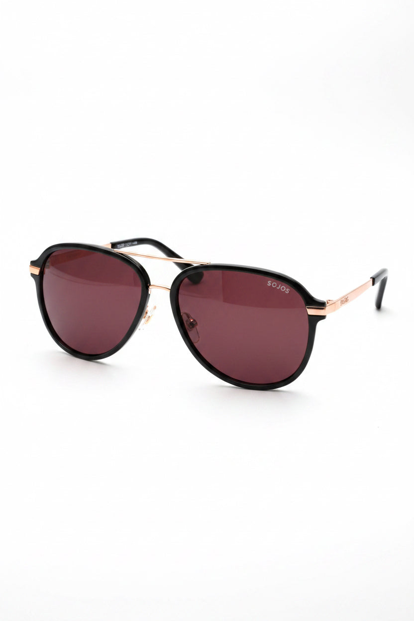 SOJOS Retro Aviator Sunglasses