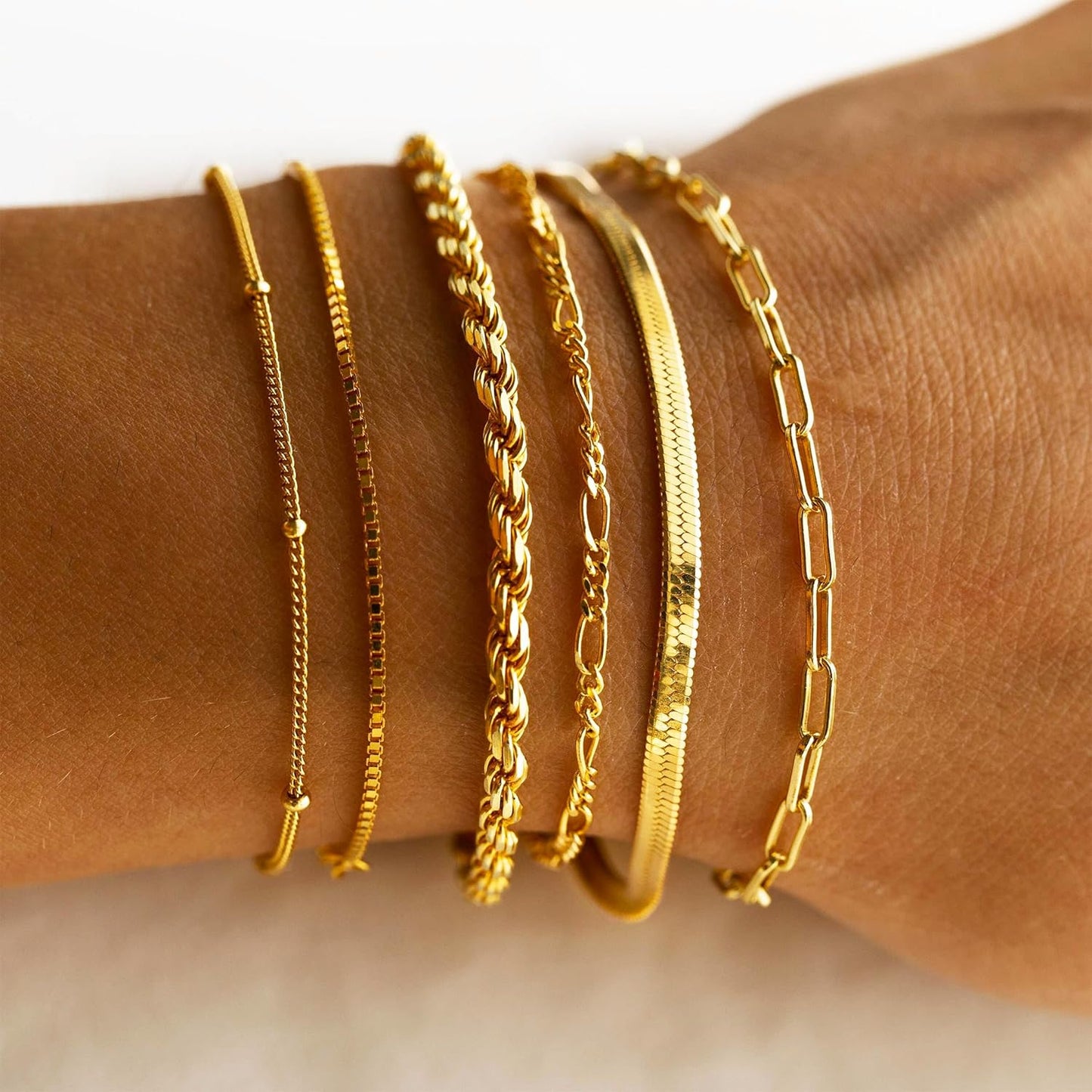 Dearmay 14K Gold Plated Bracelet Set