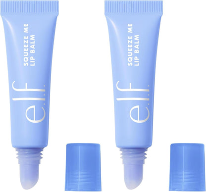 E.L.F. Squeeze Me Lip Balm - Hydrating Lip Balm with Sheer Color Tint, Infused with Hyaluronic Acid, Vegan & Cruelty-Free for Nourished Lips