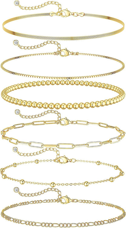 Dearmay 14K Gold Plated Bracelet Set