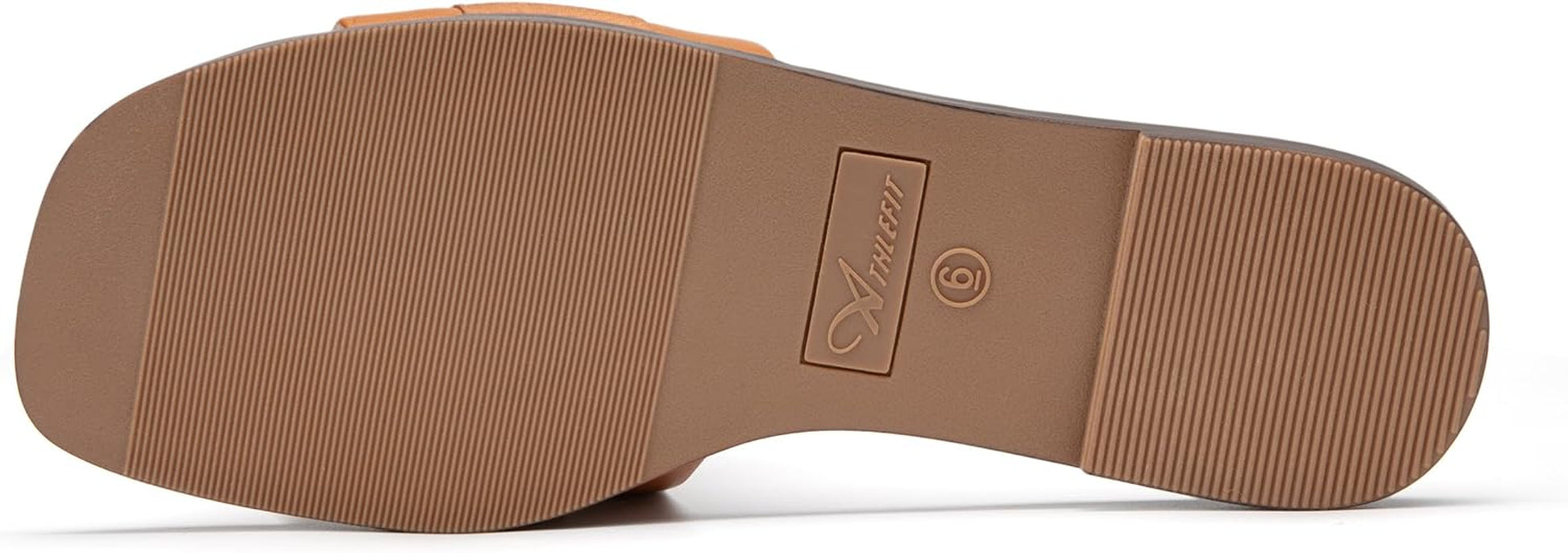 Chic and Comfortable Women's Slip-On Flat Dressy Slides in Brown