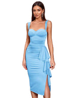 Women's Shapewear Cocktail Dress with Built-In Bra Support - Cyndora
