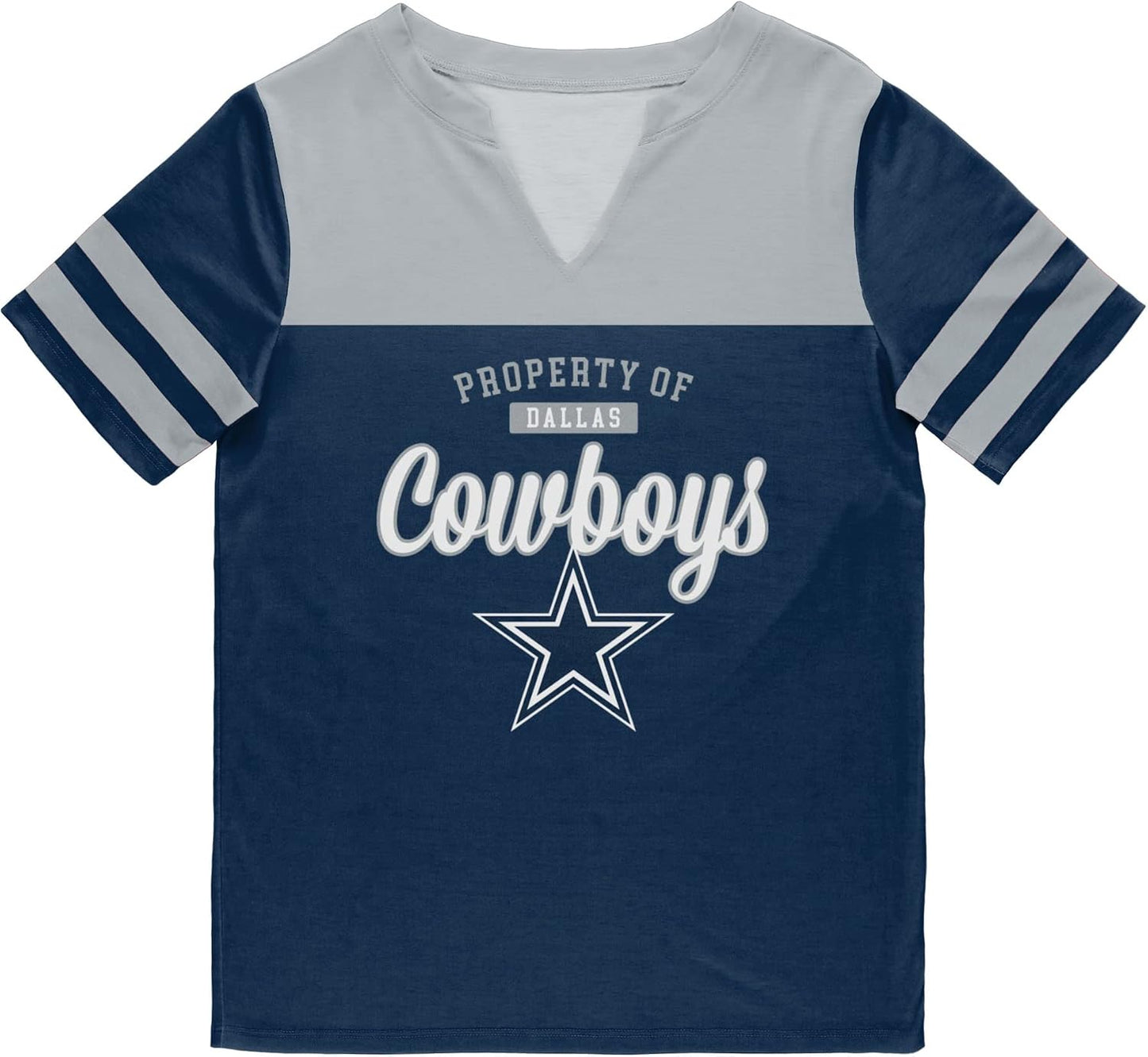 Womens NFL Team Logo V-Neck Shirt