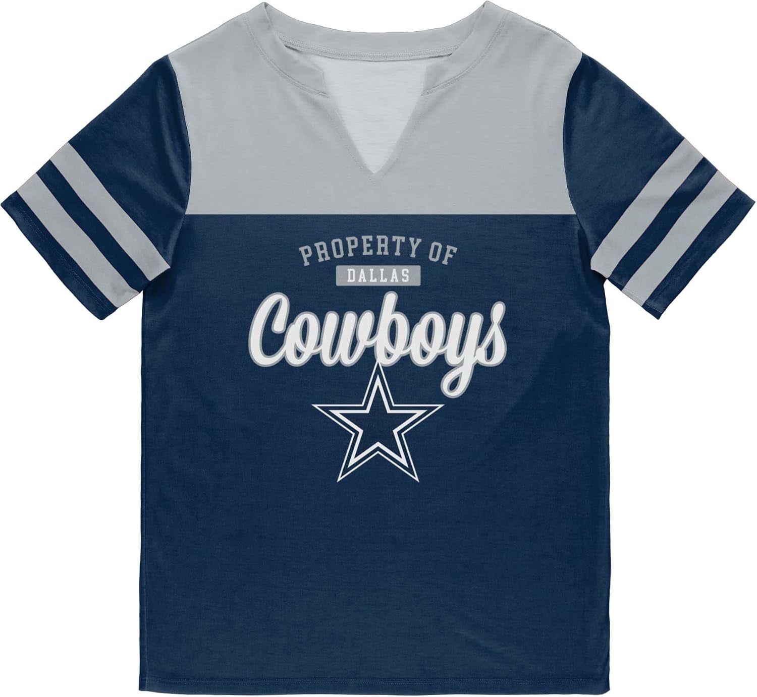 Womens NFL Team Logo V-Neck Shirt