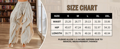 Women's Ruffle Cargo Jogger Pants