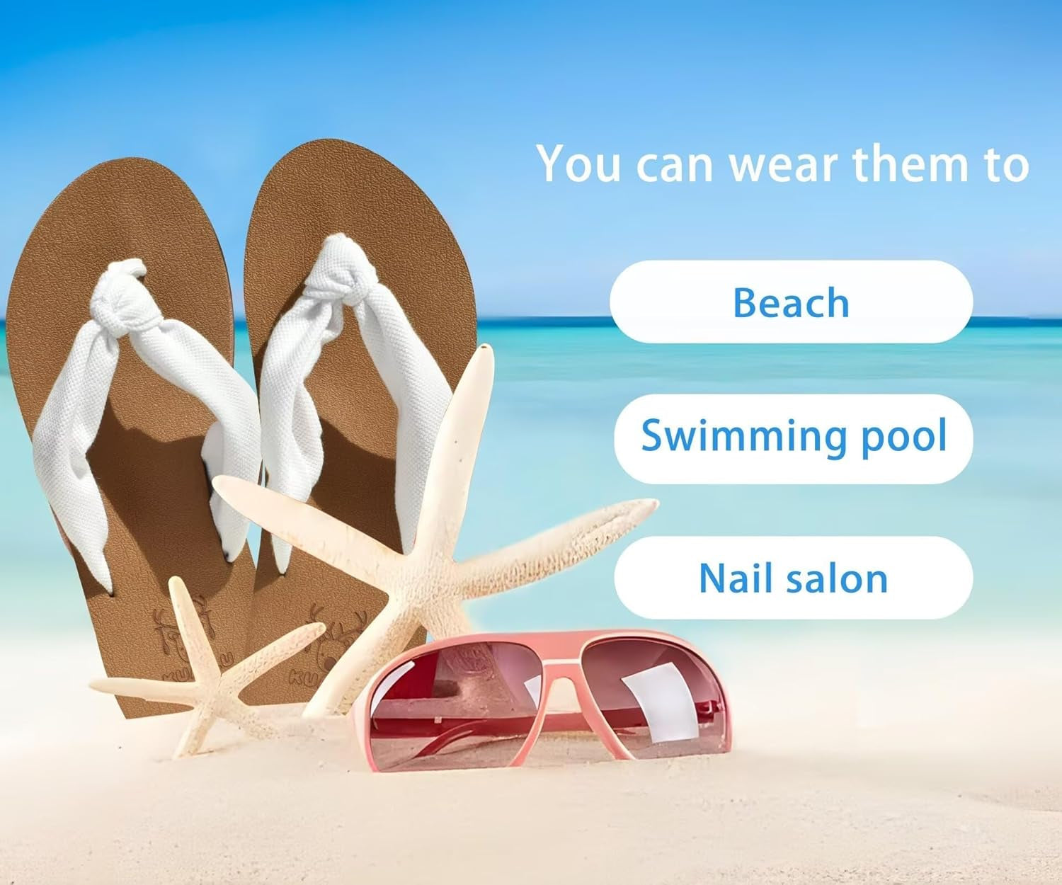 Step into Comfort: KuaiLu Women's Arch Support Flip Flops for Summer Beach Bliss