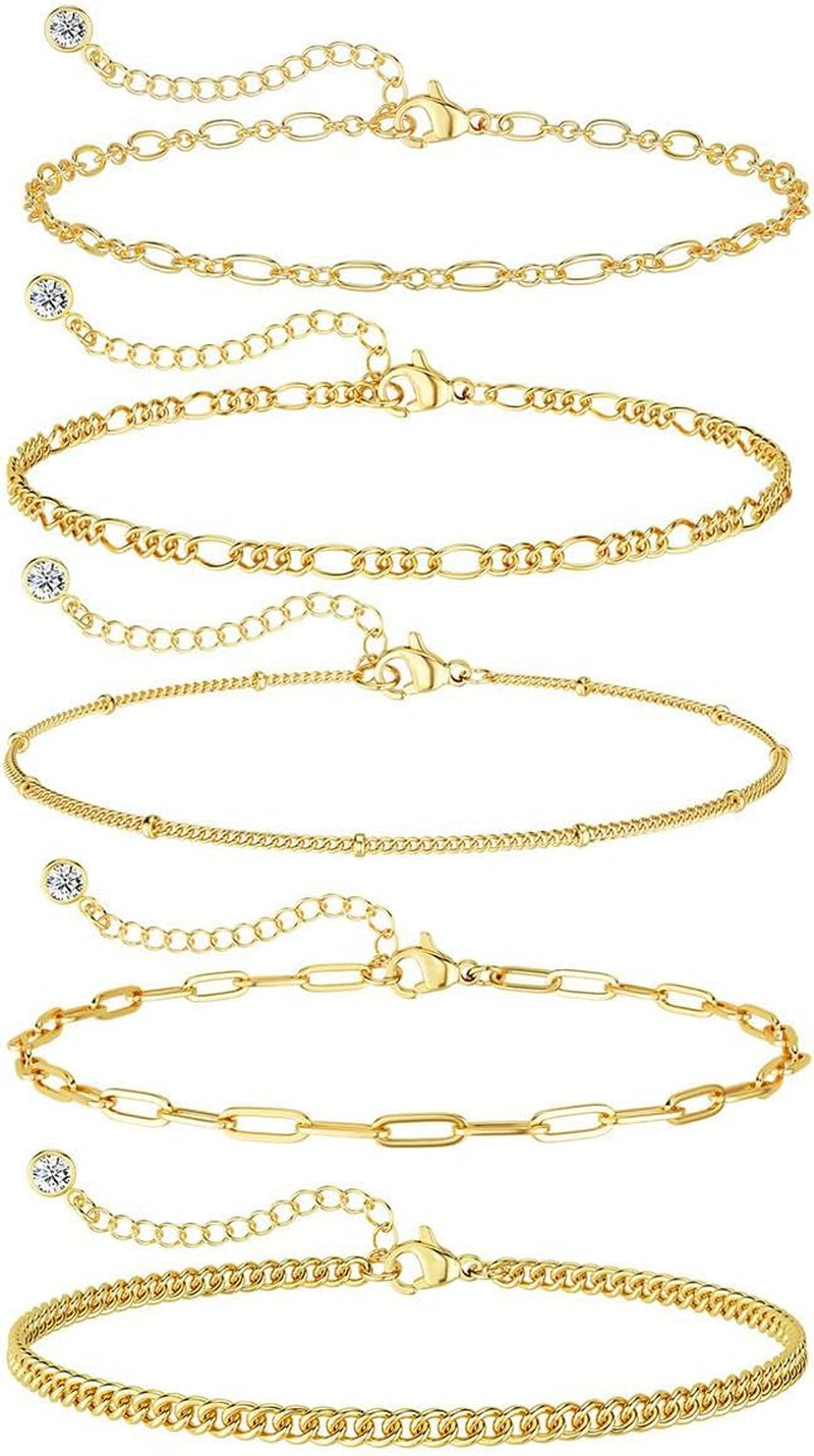 Dearmay 14K Gold Plated Bracelet Set