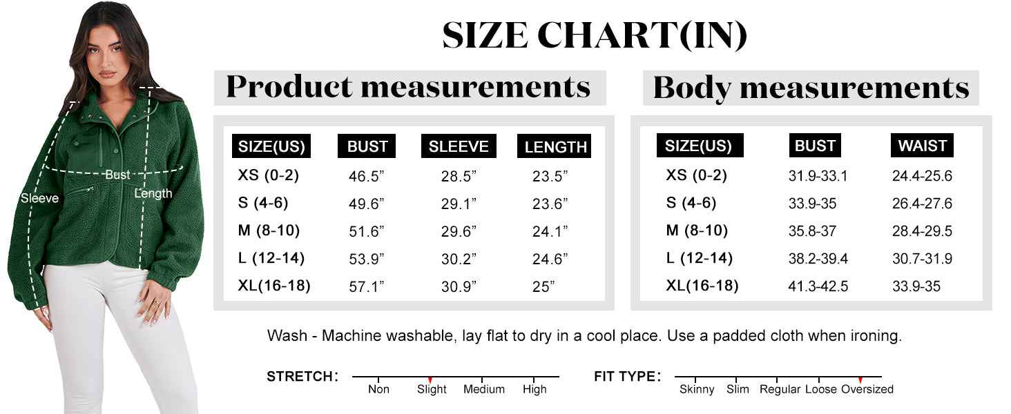 Womens Fuzzy Fleece Cropped Sherpa Button down Jacket