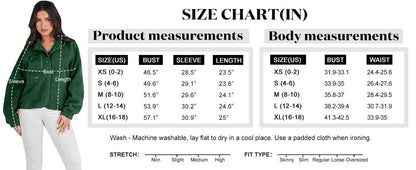 Womens Fuzzy Fleece Cropped Sherpa Button down Jacket