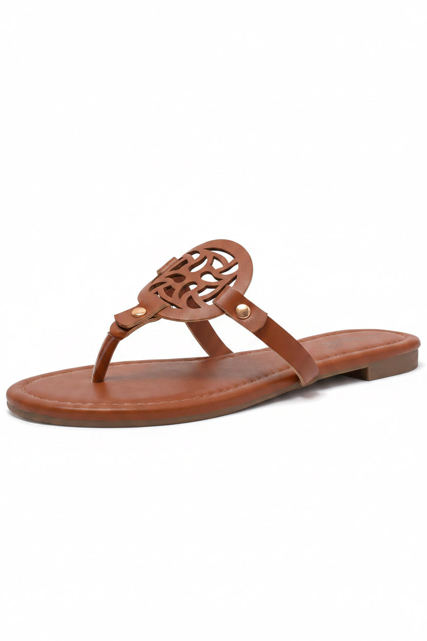 Flat Comfortable Dressy Thong Sandals for Women