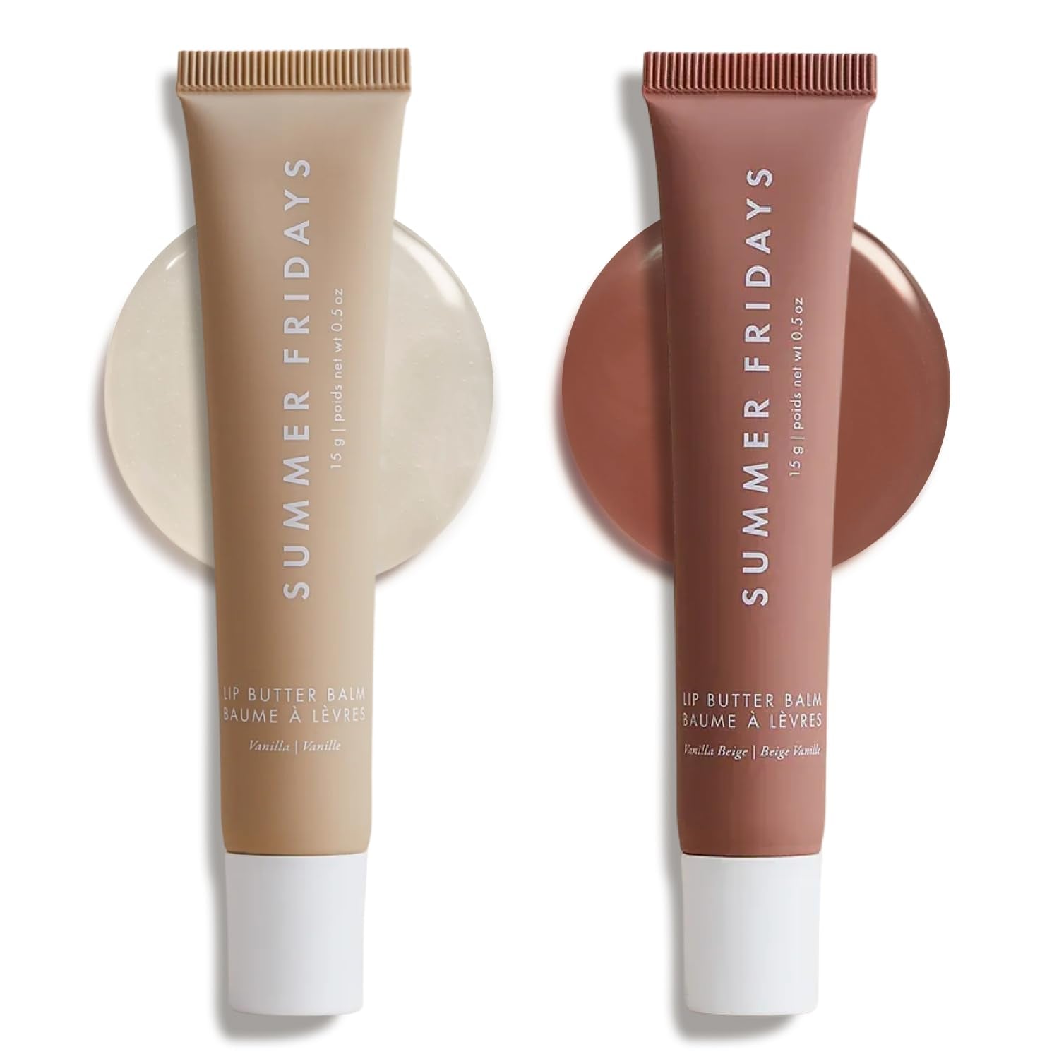 Indulge Your Lips with Summer Fridays Lip Butter Balm - Nourishing Vanilla Lip Mask for Instant Hydration and Shine (.5 Oz)