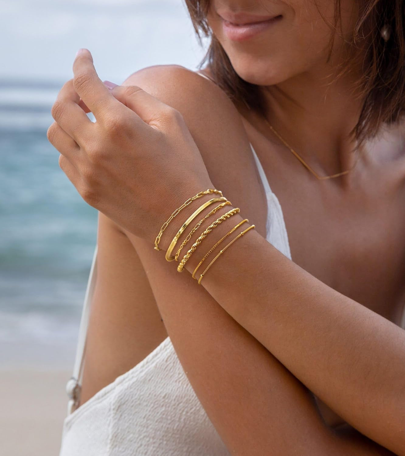 Dearmay 14K Gold Plated Bracelet Set