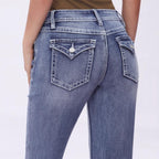 Bluemoment Bucklina Bootcut Low Rise Jeans