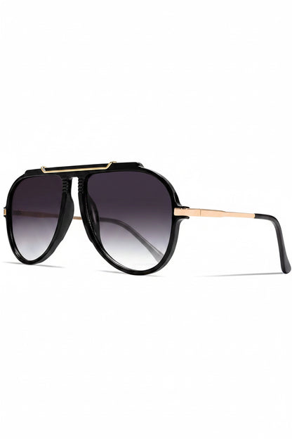 Oversized Retro Aviator Sunglasses for Women