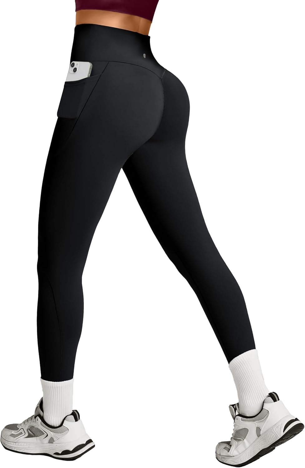 Elevate Your Workout with Heathyoga Scrunch Butt Lifting Leggings - Tummy Control, No Front Seam, and Convenient Pockets!