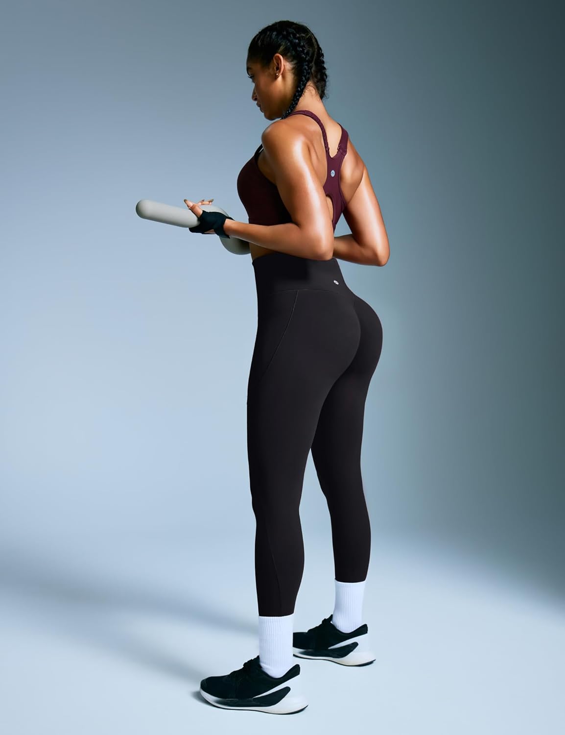 Elevate Your Workout with Heathyoga Scrunch Butt Lifting Leggings - Tummy Control, No Front Seam, and Convenient Pockets!