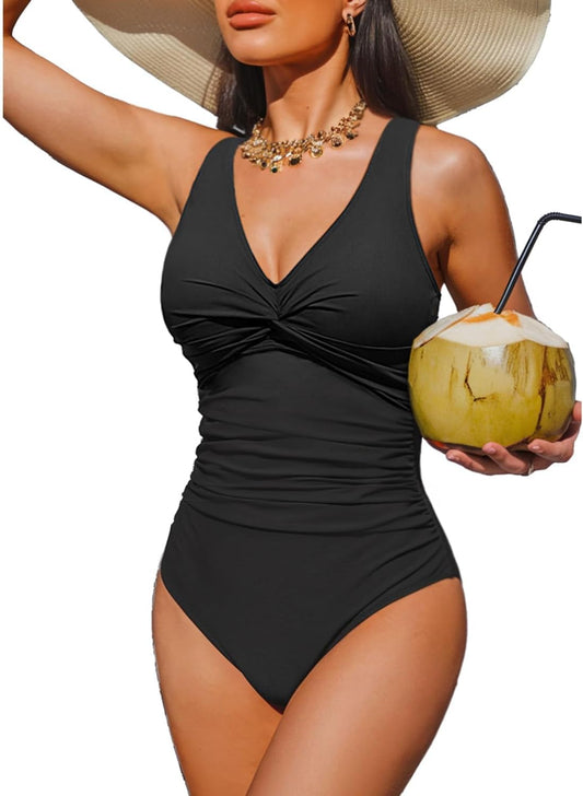 Women's Tummy Control One Piece Swimsuit
