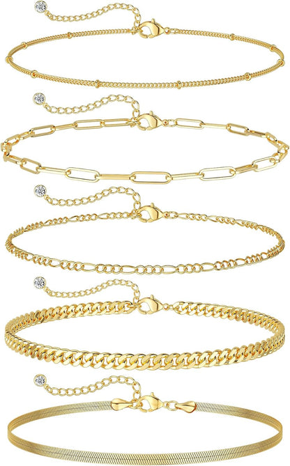Dearmay 14K Gold Plated Bracelet Set