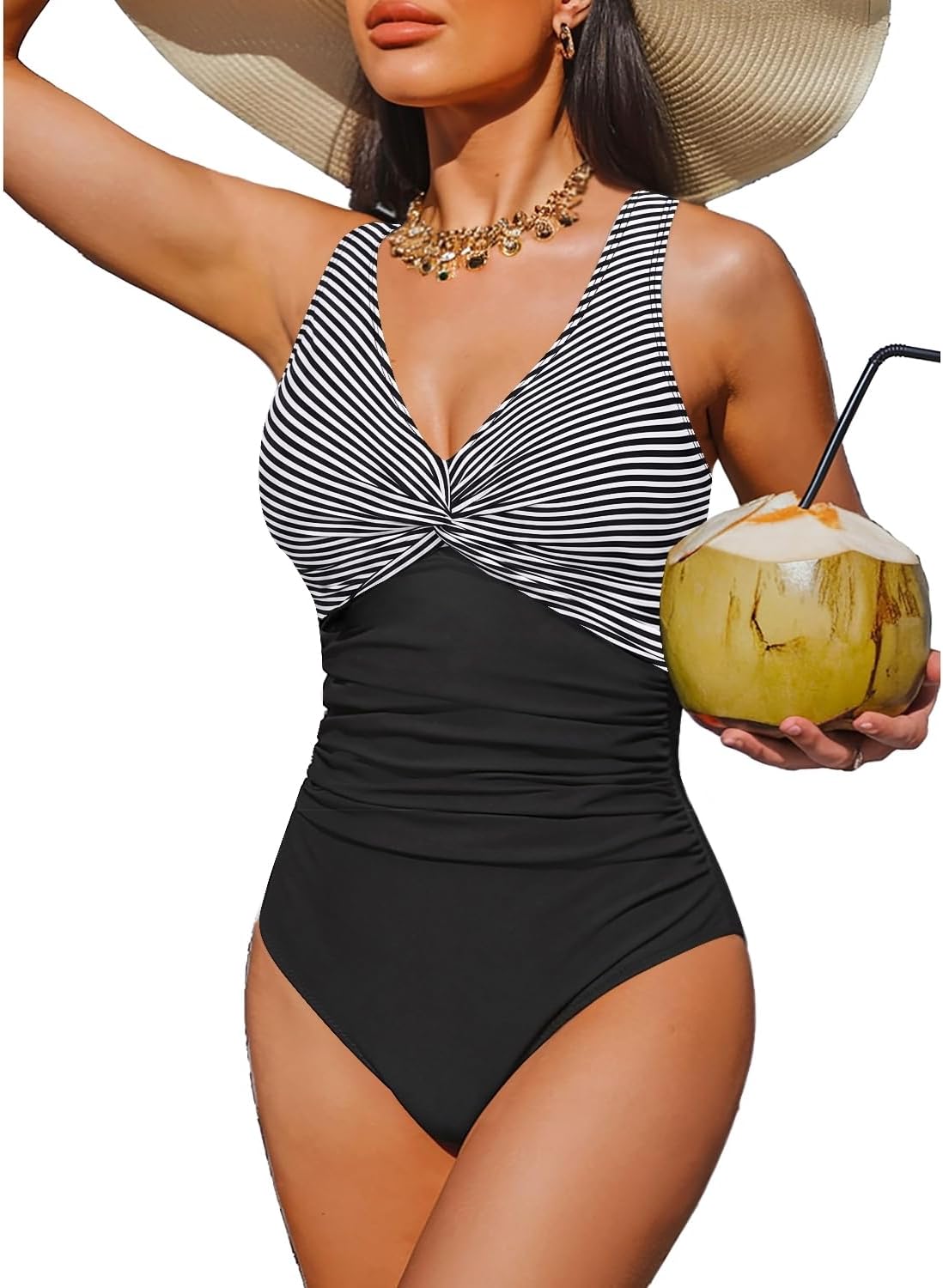 Women's Tummy Control One Piece Swimsuit
