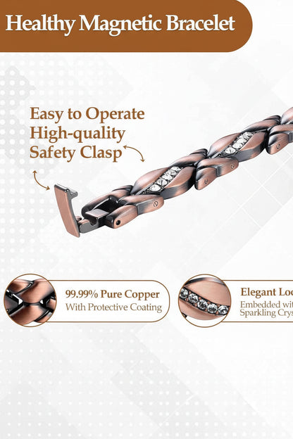 Jecanori Pure Copper Ultra Magnetic Bracelet