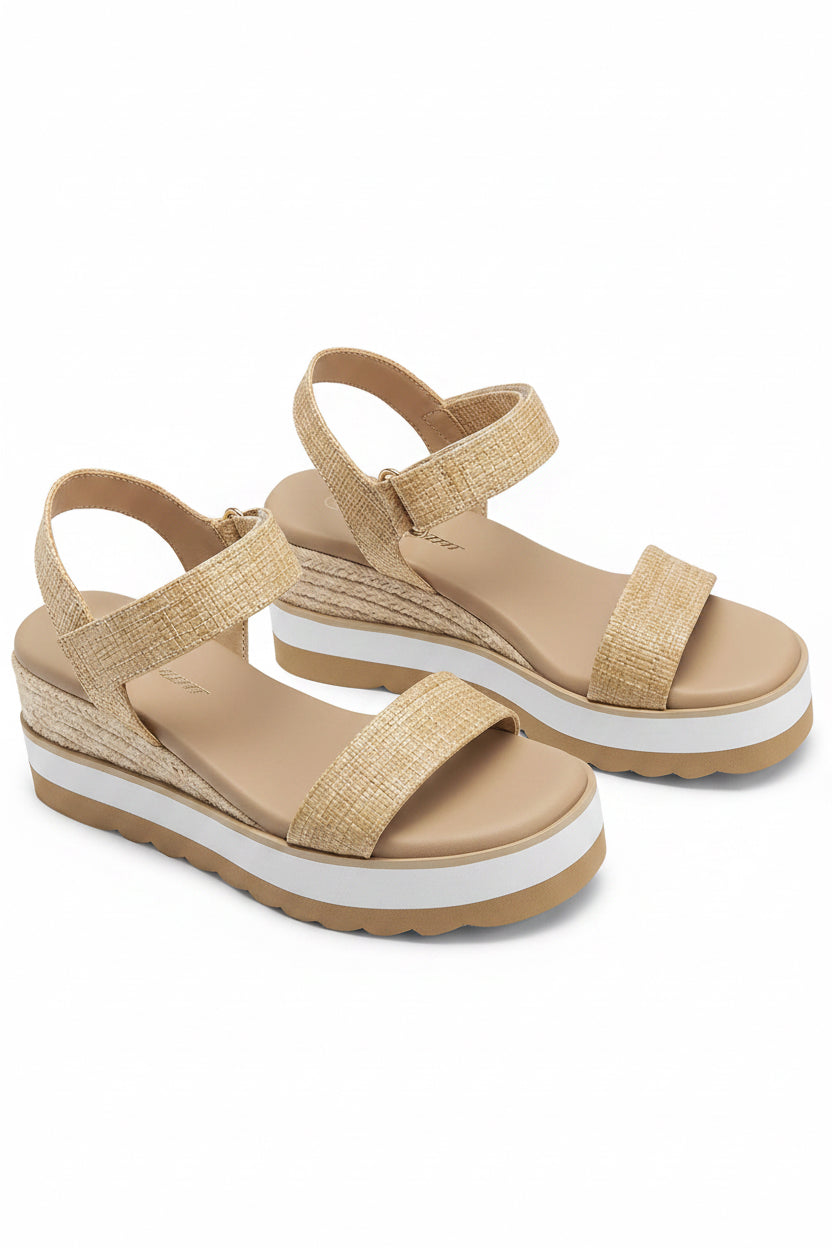 Athlefit Espadrille Wedge Sandals for Women