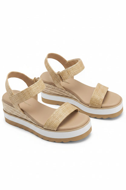 Athlefit Espadrille Wedge Sandals for Women