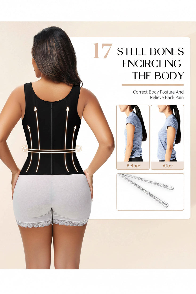 Waist Trainer Corset for Women Tummy Control Body Shaper Vest