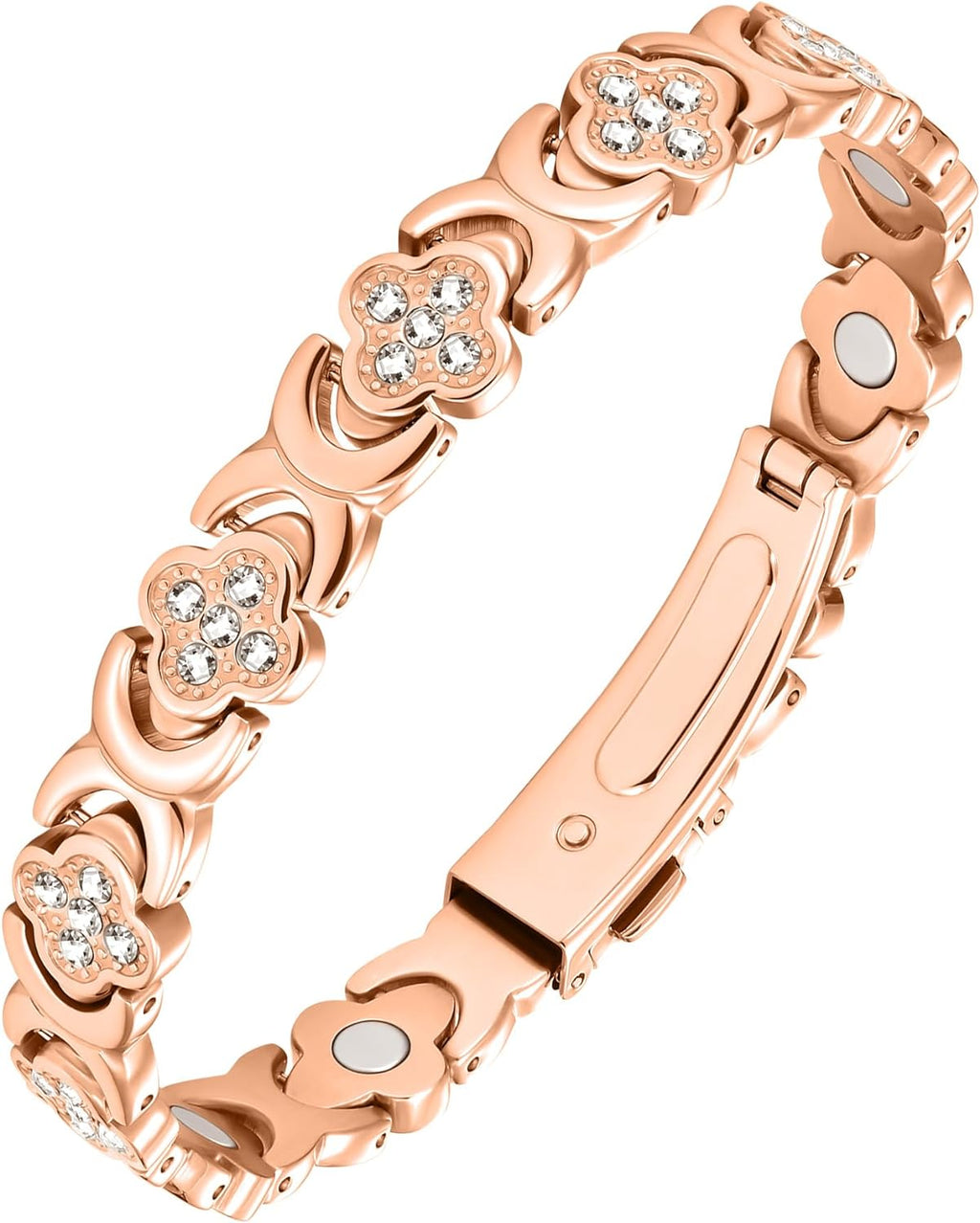 Jecanori Copper Bracelets for Women, Pure Copper Magnetic Bracelet with 3500 Gauss Effective Magnets