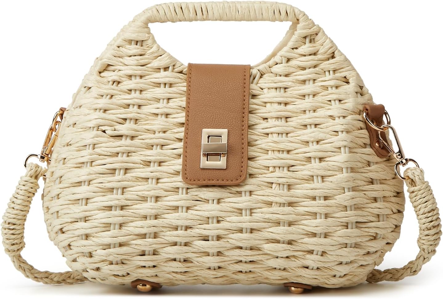 Chic Handmade Straw Woven Beach Clutch - Perfect Summer Accessory for Women