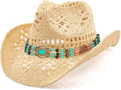 Stylish Shapeable Brim Cowboy Hat for Women and Men - Tawny & Coffee Color, Perfect for Any Western Adventure