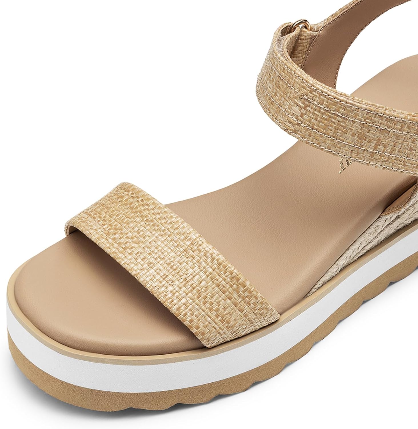Athlefit Espadrille Wedge Sandals for Women