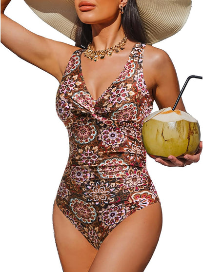 Women's Tummy Control One Piece Swimsuit
