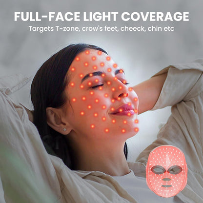Revitalize Your Skin with the 7-in-1 LED Facial Mask - Portable Red Light Therapy for Home or Salon Use