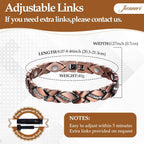 Jecanori Pure Copper Ultra Magnetic Bracelet