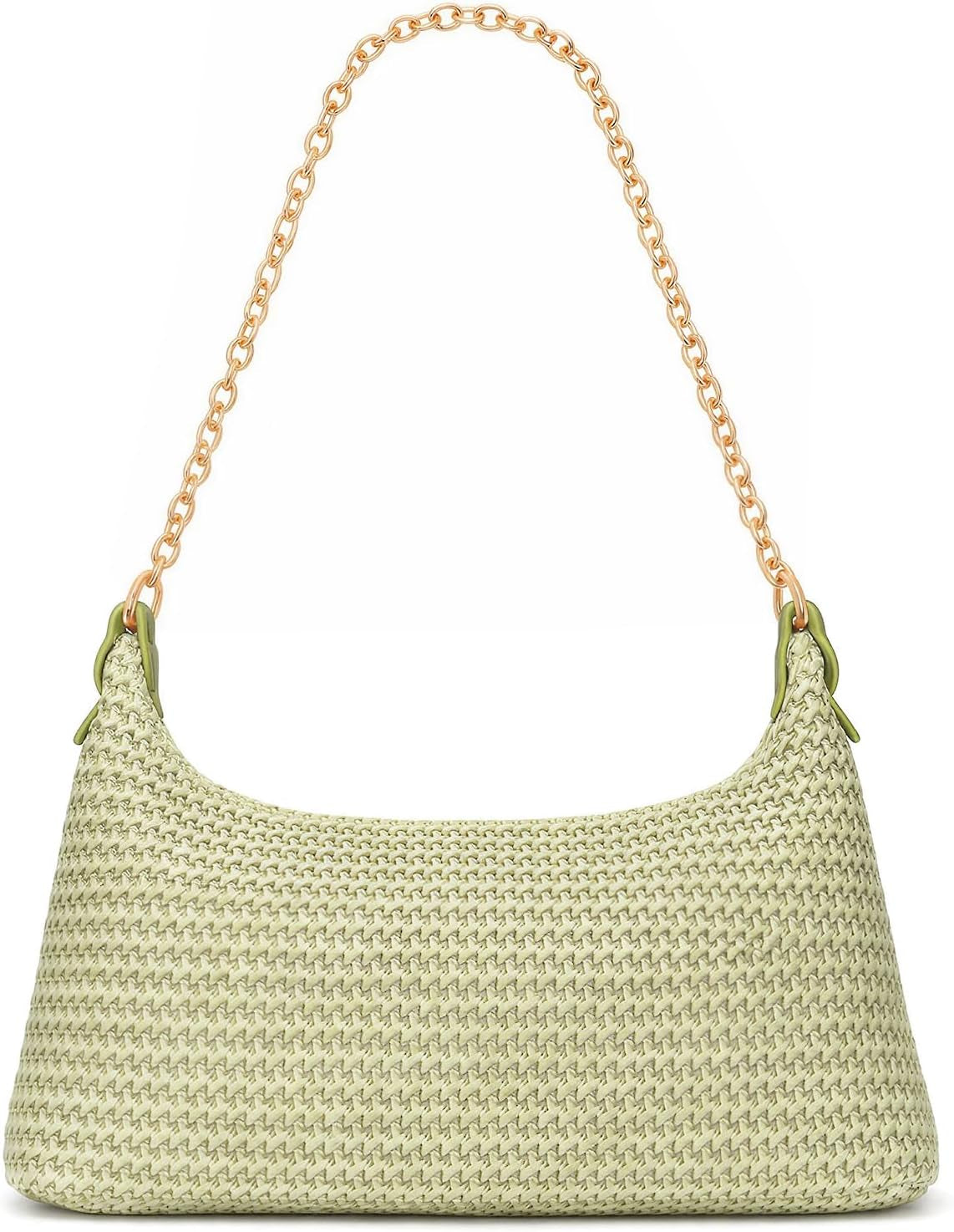 Stylish Crochet Straw Boho Shoulder Beach Bag for Effortless Summer Vibes