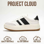Project Cloud Platform Sneakers for Women - Lightweight Memory Foam Insole