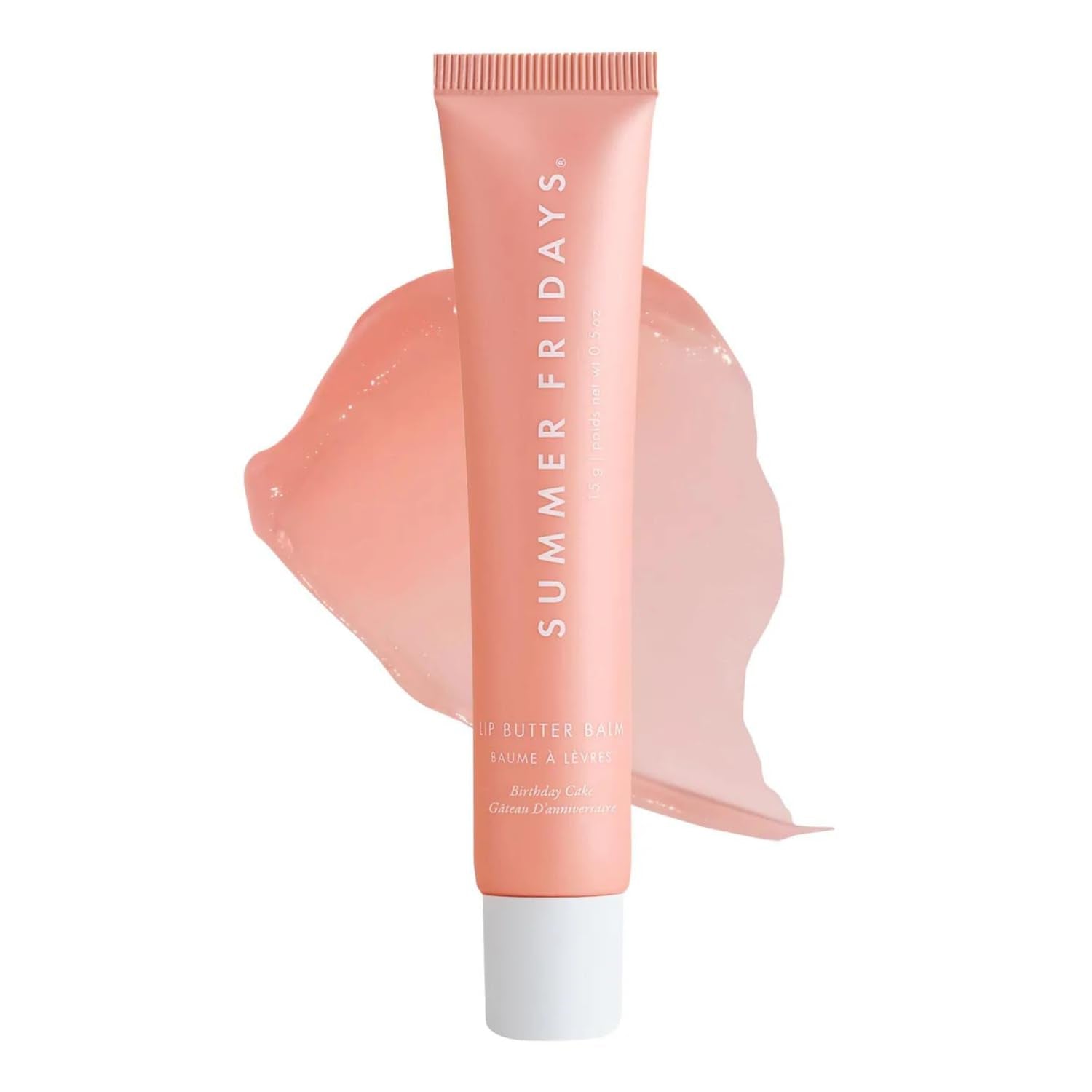 Indulge Your Lips with Summer Fridays Lip Butter Balm - Nourishing Vanilla Lip Mask for Instant Hydration and Shine (.5 Oz)