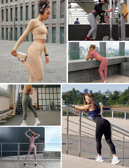 Elevate Your Workout with Heathyoga Scrunch Butt Lifting Leggings - Tummy Control, No Front Seam, and Convenient Pockets!