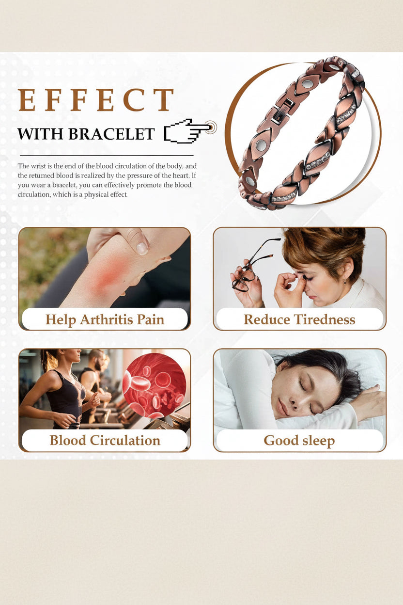 Jecanori Pure Copper Ultra Magnetic Bracelet