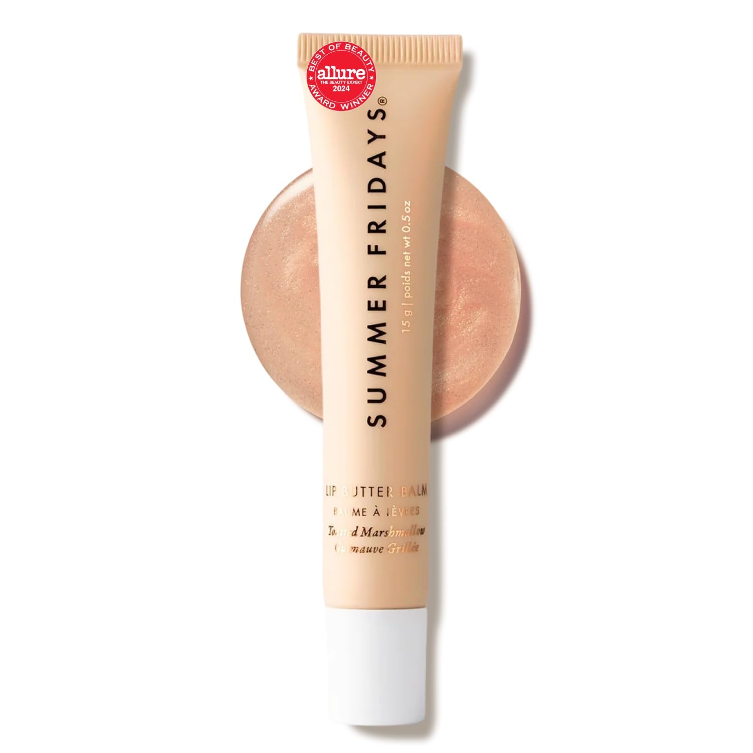 Indulge Your Lips with Summer Fridays Lip Butter Balm - Nourishing Vanilla Lip Mask for Instant Hydration and Shine (.5 Oz)