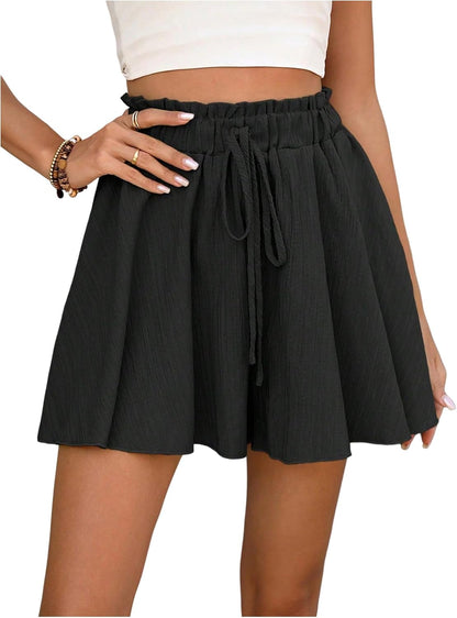 Women's Flowy High Waisted Summer Casual Dressy Shorts 