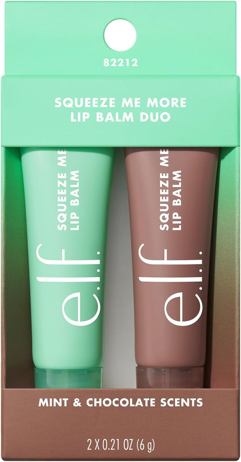E.L.F. Squeeze Me Lip Balm - Hydrating Lip Balm with Sheer Color Tint, Infused with Hyaluronic Acid, Vegan & Cruelty-Free for Nourished Lips