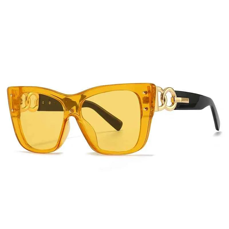 Big Frame Cat Eye Fashionable Sunglasses for Women UV400 - Cyndora
