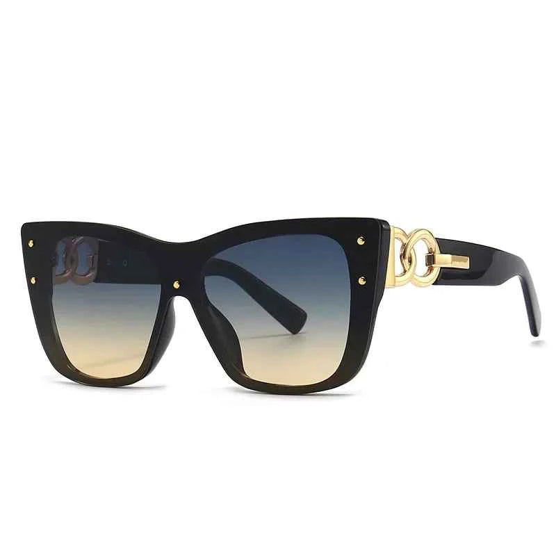 Big Frame Cat Eye Fashionable Sunglasses for Women UV400 - Cyndora